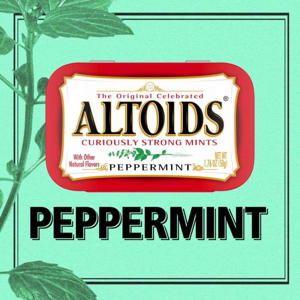 Altoids Classic Peppermint Breath Mints, 1.76 Ounce (Pack of 12)