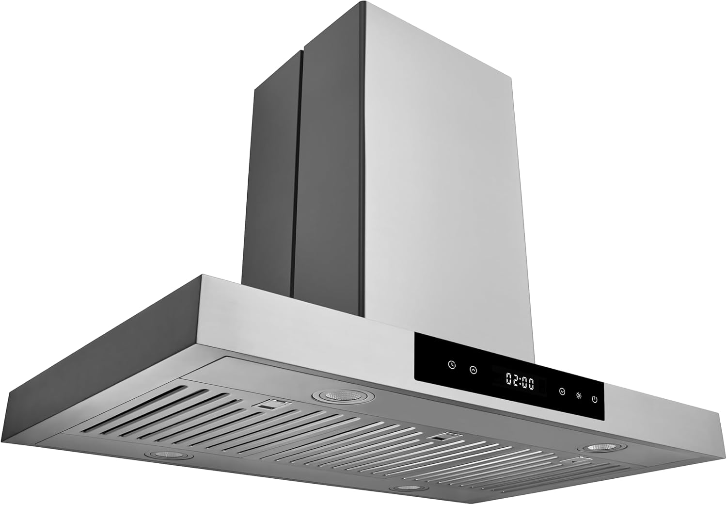 Hauslane 800 CFM Island Range Hood 36 Inch Convertible Low Noise Vent Hood