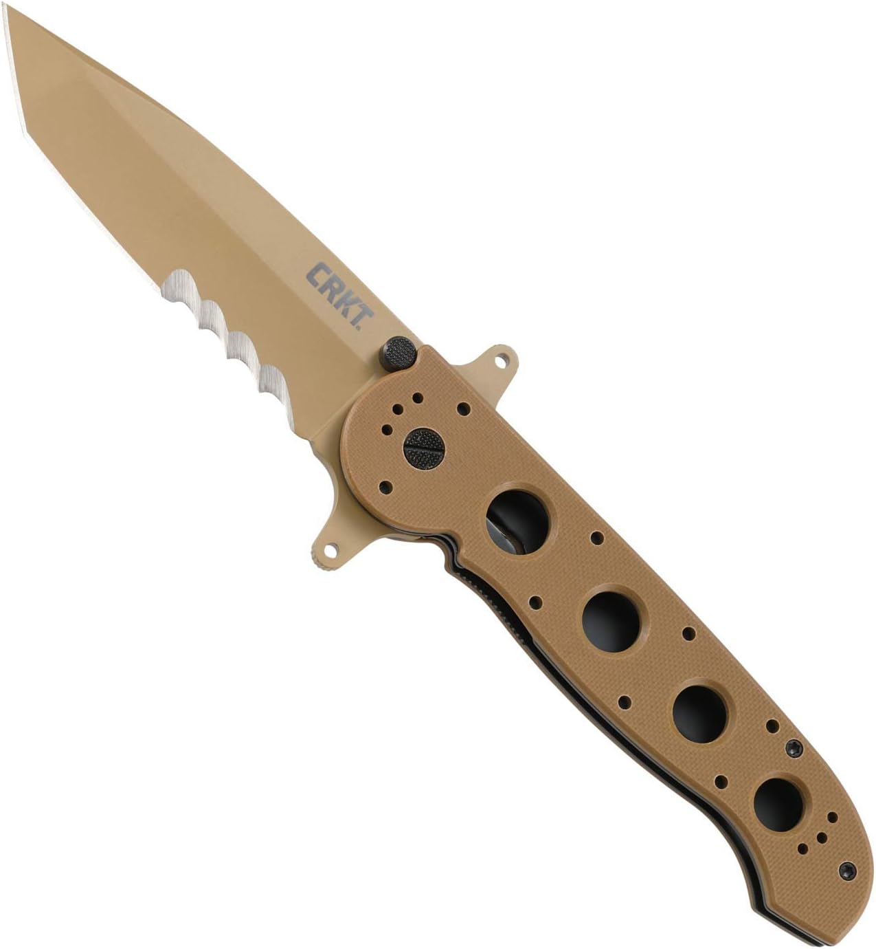 CRKT M16-14DSFG Folding Knife with Liner Lock, Desert Tan, M16-14DSFG