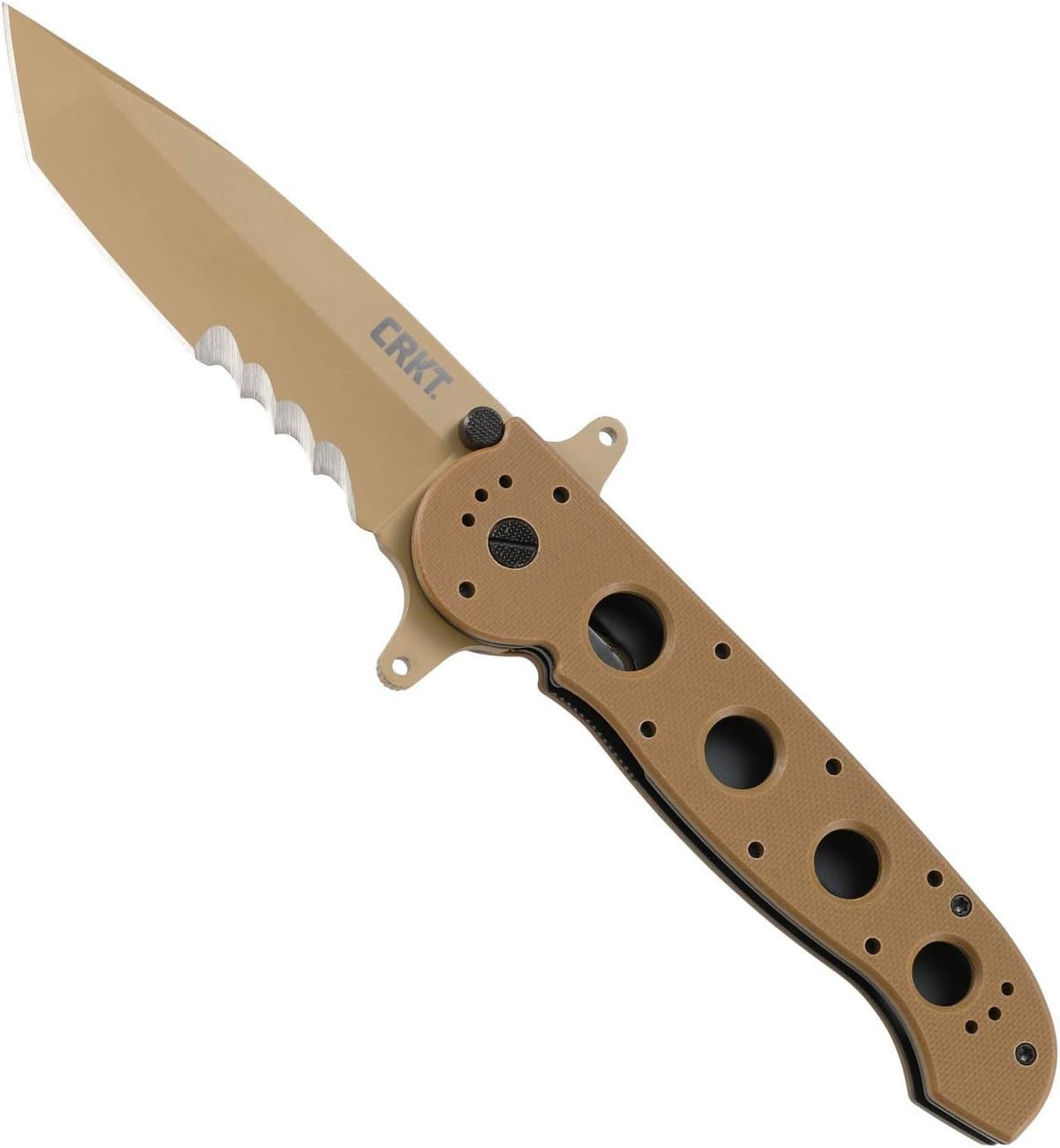 CRKT M16-14DSFG Folding Knife with Liner Lock, Desert Tan, M16-14DSFG