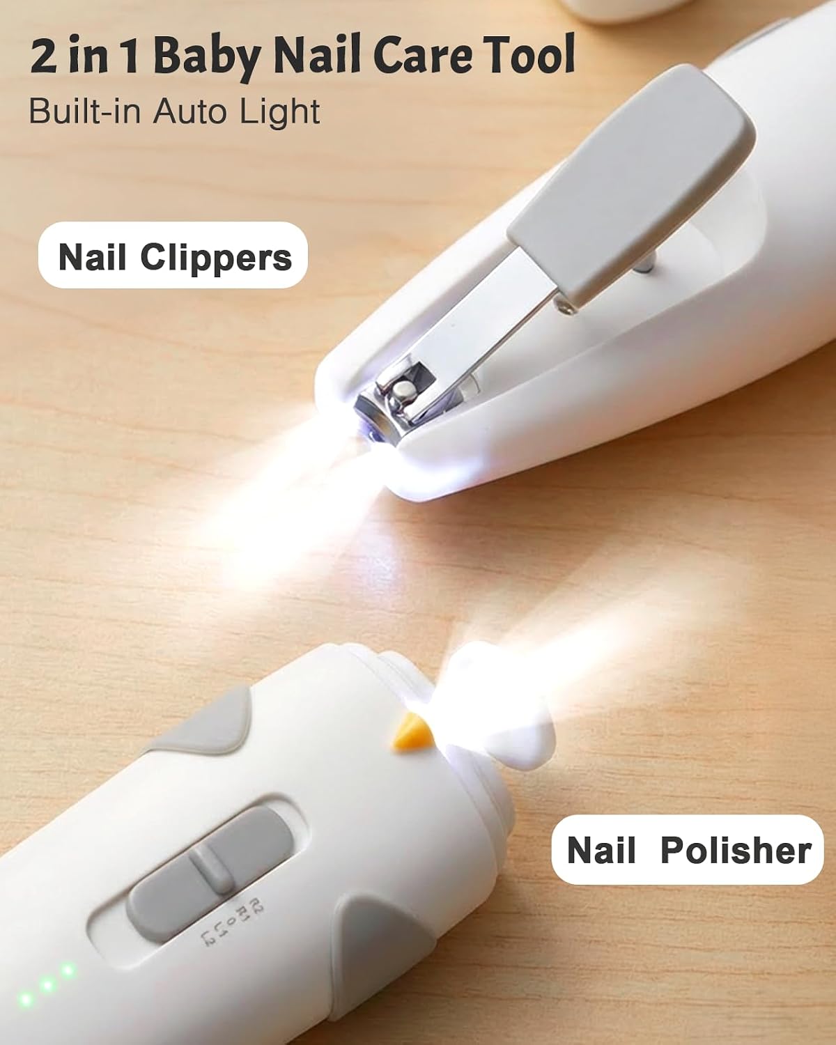 Lictin Baby Healthcare and Grooming Kit, 26 in 1 Electric Nail Trimmer Set