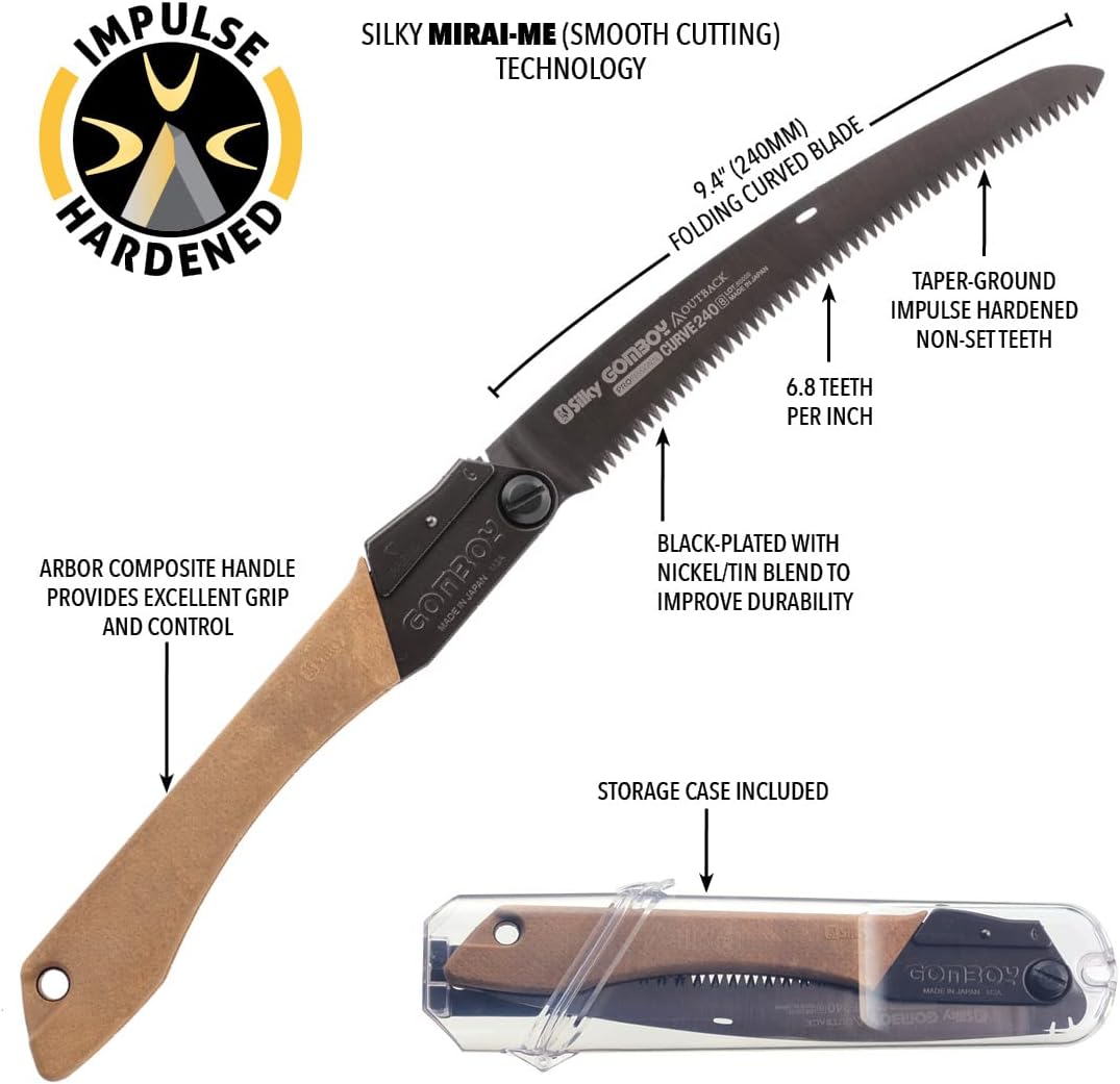 Silky Professional Gomboy Curve 240mm Large Teeth Outback Edition (752-24)