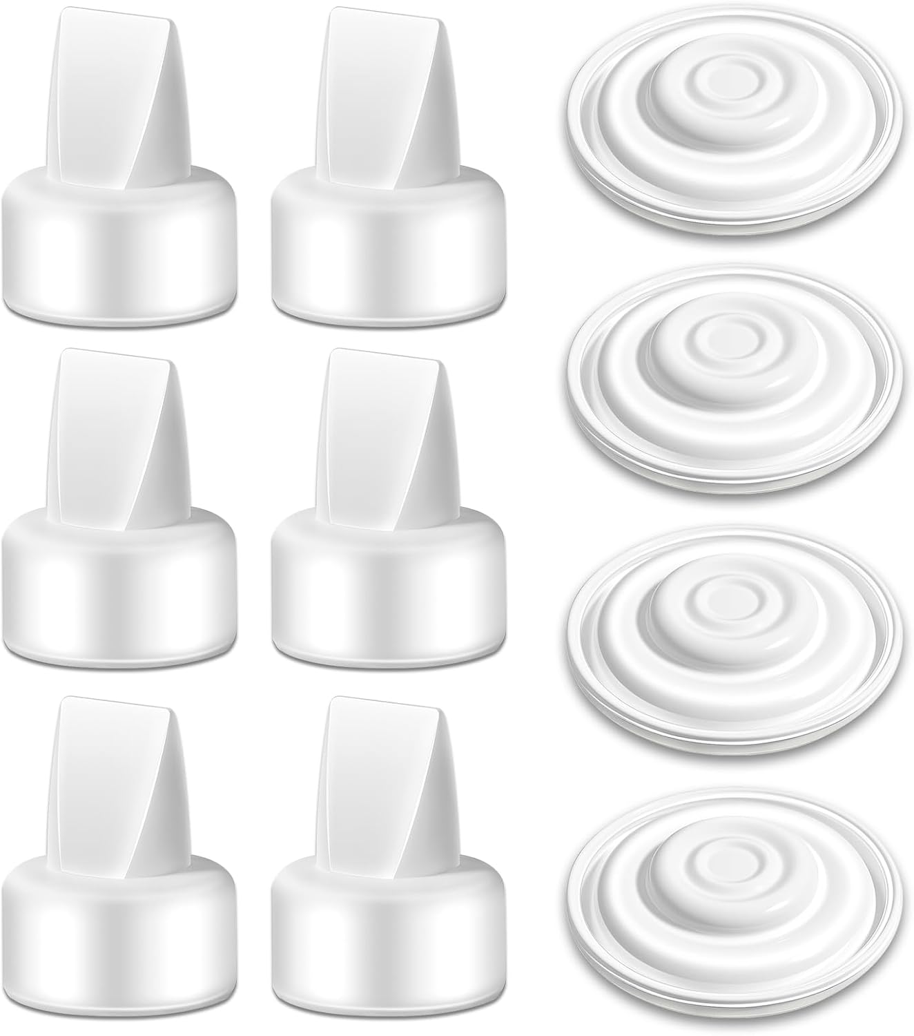 6 Duckbill Valves and 4 Membranes for Spectra S1/S2/9 Plus