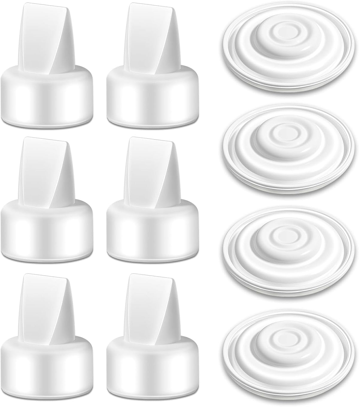 6 Duckbill Valves and 4 Membranes for Spectra S1/S2/9 Plus