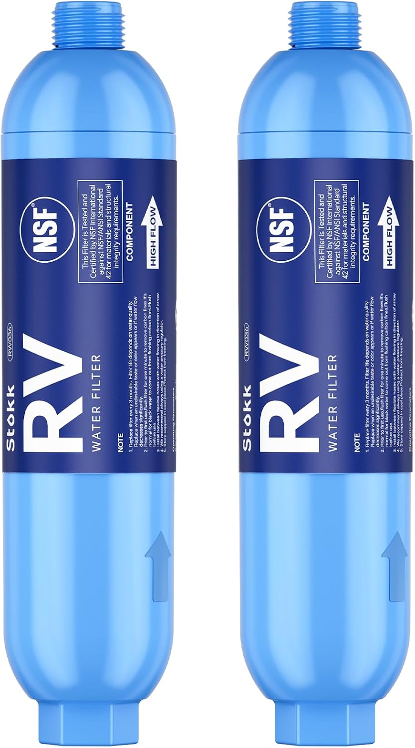Stokk RV Water Filter 2 Pack, NSF Certified