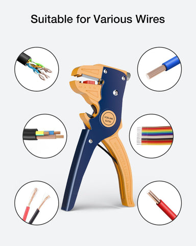 VCELINK Wire Stripper and Cutter, Quick Strip Automatic Wire Stripper