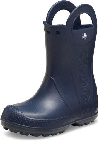 Crocs Kids' Handle It Rain Boots | Waterproof Slip On Shoes | Kids' Rain Boots