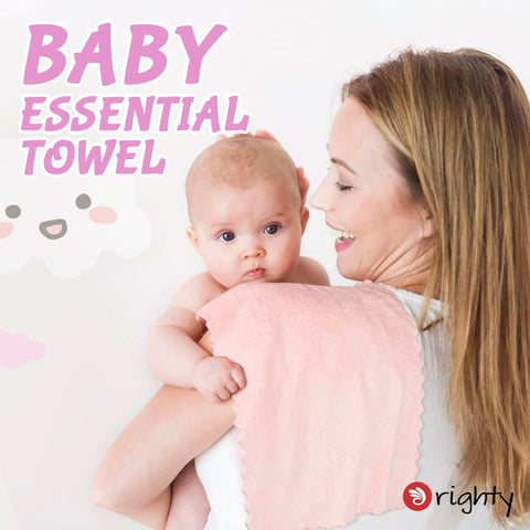 Orighty Baby Burp Cloths, 8 Pack Burping Cloths for Babies, 20 x 10 Inch