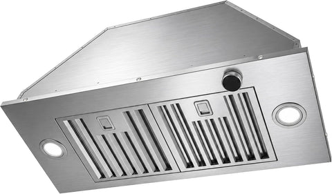 JOCO 30 Inch Range Hood Insert, 900 CFM, 4-Speed, Knob Control