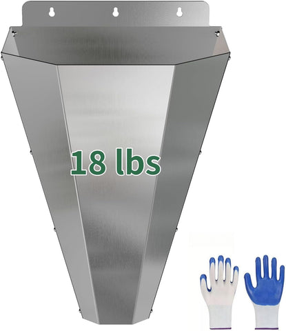 Large Chicken Cone for Butchering, Stainless Steel Kill Cones