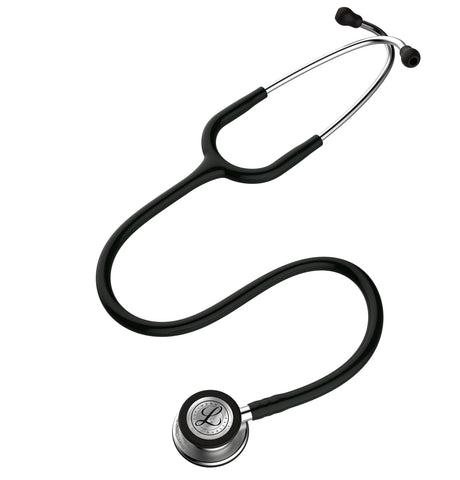 3M Littmann Classic III Monitoring Stethoscope, 5620, More Than 2X as Loud*, Weighs Less**, Stainless Steel Chestpiece, 27" Black Tube