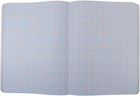 Top Flight Sewn Marble Composition Book, Black/White, Quad Rule, 4 Squares per Inch, 9.75 x 7.5 Inches, 100 Sheets (41320)