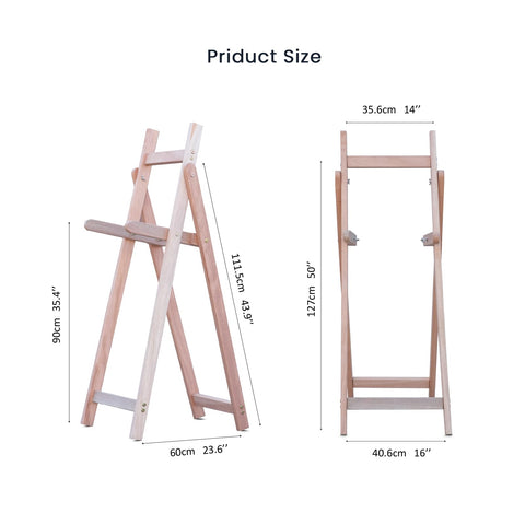 DeeRace Wooden Archery Target Stand for Backyard, Recurve Bow, Longbow, Compound Bow (Wooden Archery Target Stand)
