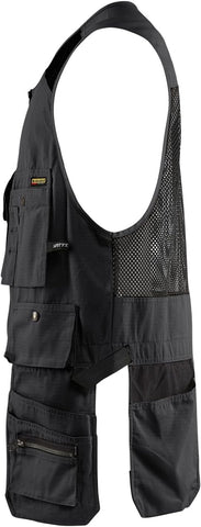 Blaklader Men's Ripstop Kangaroo Mesh Work Vest with Utility Pockets