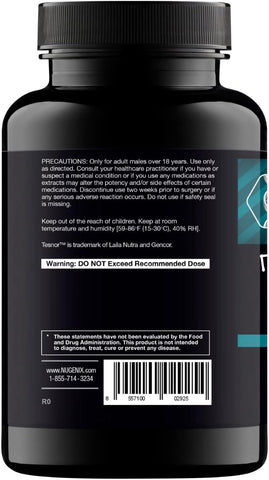 Nugenix Total-T Ultimate, Advanced Testosterone Booster for Men, 120ct