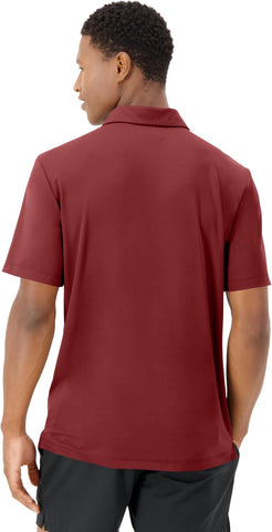 Hanes Men's Moves Performance Polo, Short Sleeve Polo Shirt for Men, Moisture-Wicking