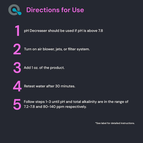 AquaDoc Spa pH Decreaser - Sodium Bisulfate pH Down for Hot Tubs, 32 oz