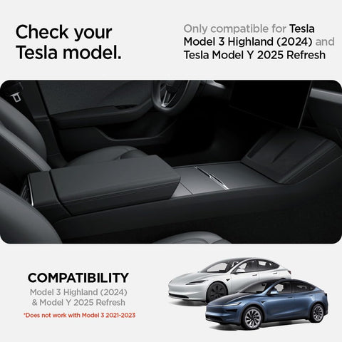 Spigen Console Organizer for Model Y Juniper/YL & 3 Highland [Sliding]