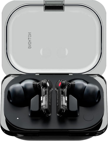Nothing Ear (a) Wireless Earbuds, 45dB Hybrid Noise Cancelling Earbuds, Hi-Res Audio, Advanced Equaliser, Dual Connect, 6 Mics, 42.5H Playtime Ear Buds Wireless Bluetooth, Black