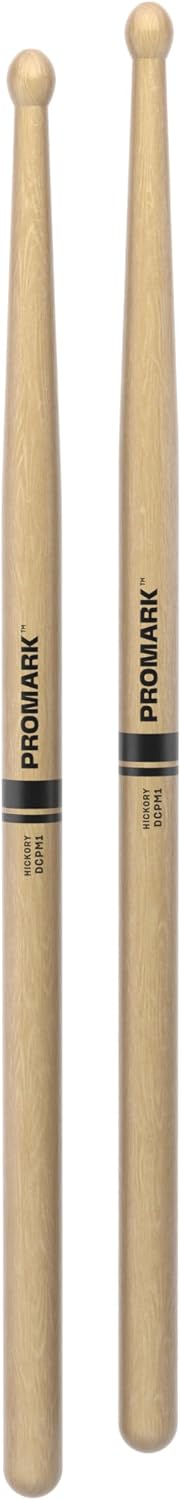 ProMark DCPM1 Hickory Marching Drumsticks, Wood Tip