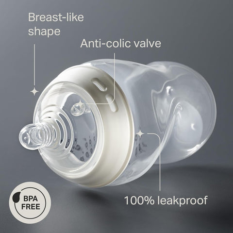 Tommee Tippee Natural Start Baby Bottles, Anti-Colic, 0m+, 9oz