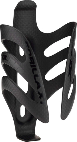 XLAB Gorilla XT Carbon Water Bottle Cage for Triathlon and Road Bikes 14 pounds of Grip Force – Matte Black