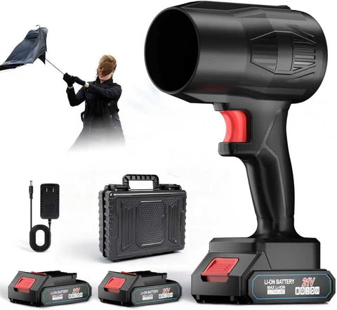 Leaf Blower, Electric Cordless Leaf Blower,Lightweight Blower（Black）