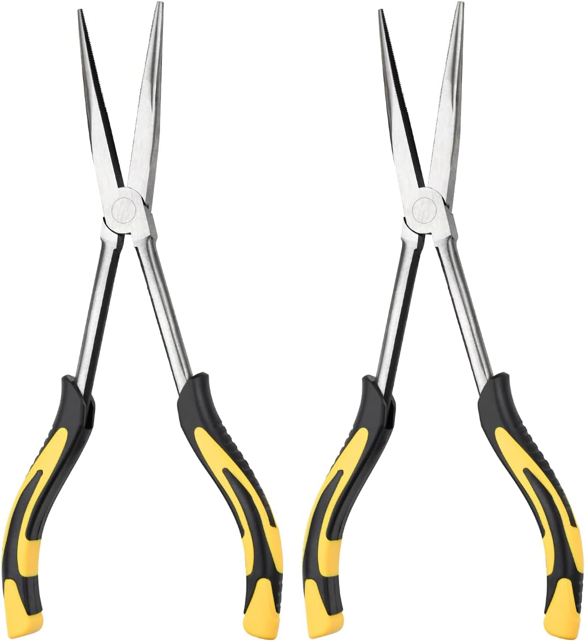 Long Needle Nose Pliers-11’’, for Home,Fishing, Jewelry,Crafts, 2pcs