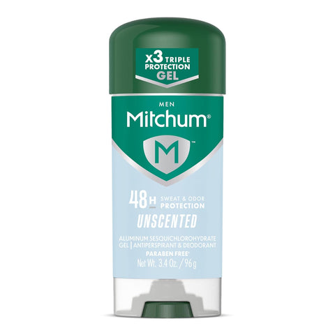 Mitchum Men’s Antiperspirant Deodorant Gel, Mountain Air, 3.4 oz