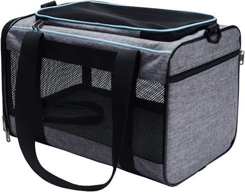 Vceoa 17.5"x11"x11" Pet Carrier for Cats