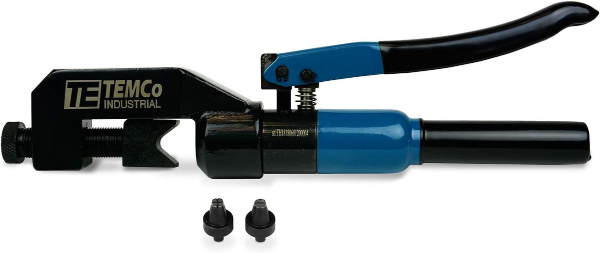 TEMCo Hydraulic Lug Crimper Tool TH1818 DIELESS Indent 10AWG to 400MCM Electrical Battery Terminal Cable Wire 5 YEAR WARRANTY