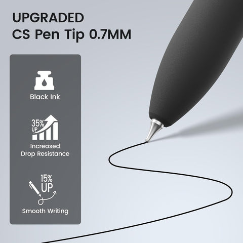 16 Pack Gel Pens, Black Ink Quick-Drying No Smudge with Fidget