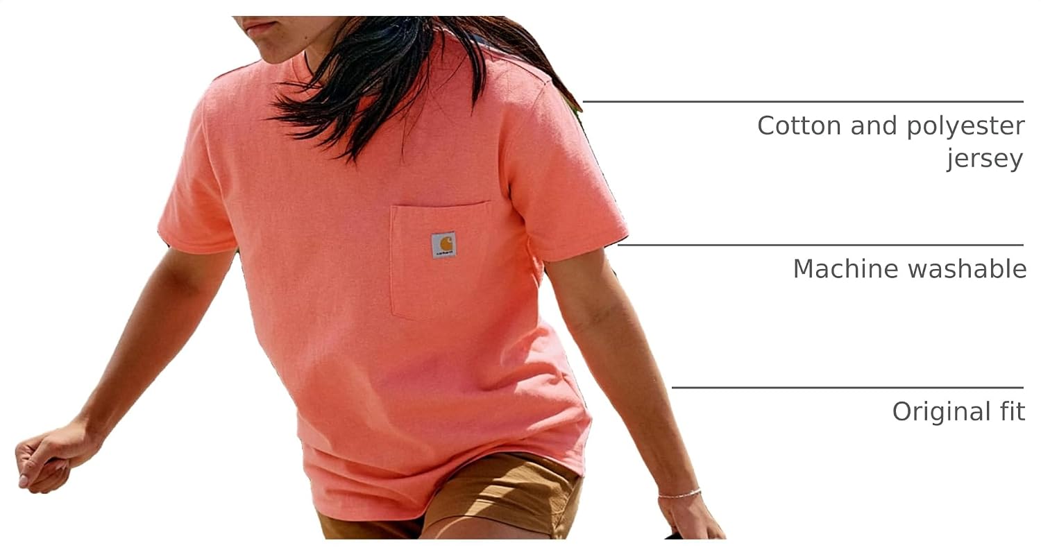 Carhartt Women's Iconic WK87 Pocket T-Shirt