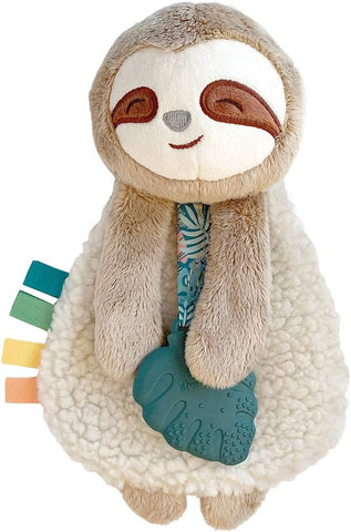 Itzy Ritzy Lovey Including Teether, Teething Relief, 0 Months & Up (Sloth)