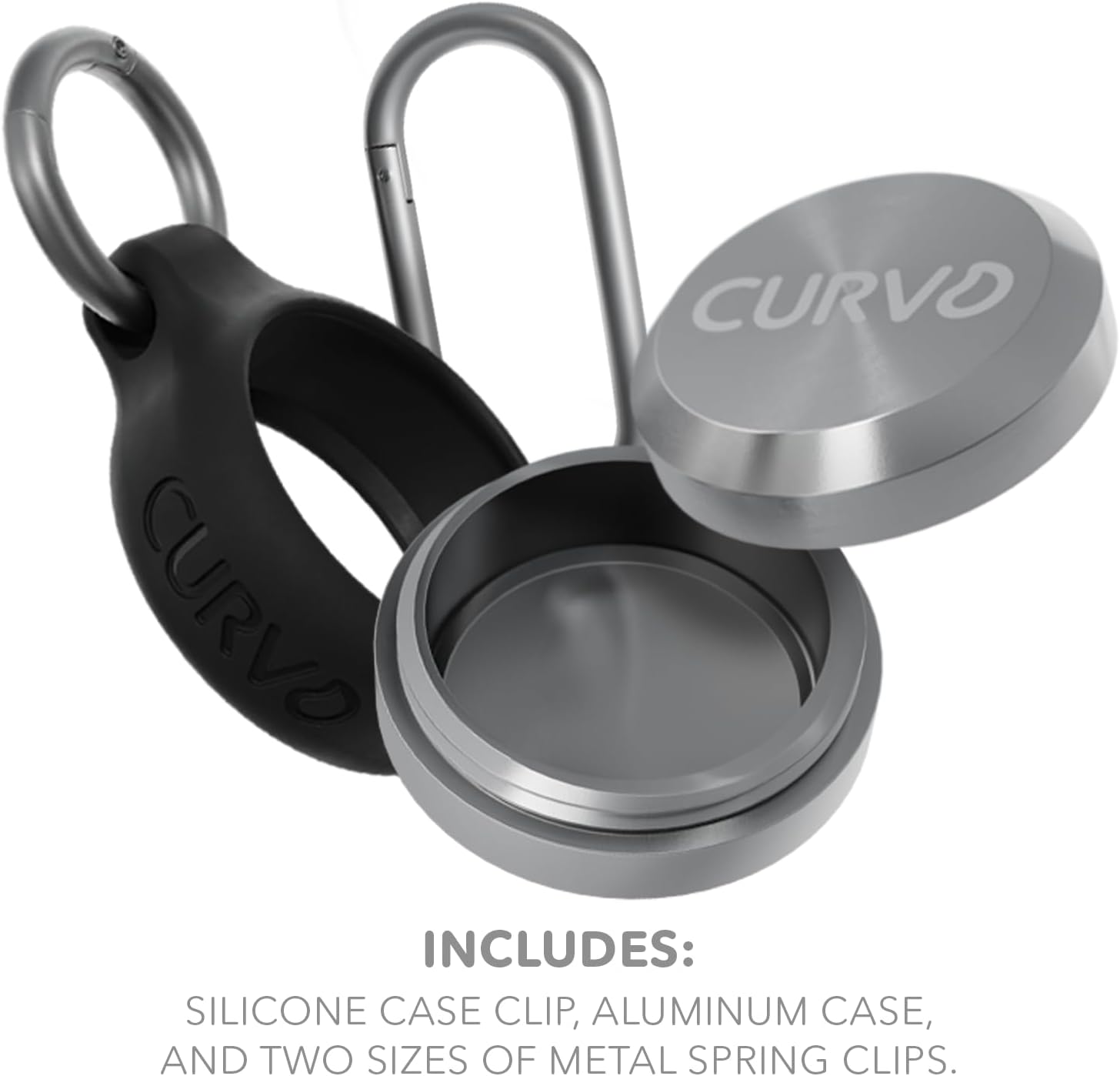 CURVD Pill Organizer & Pill Case, Waterproof Case for Earplugs (Black)