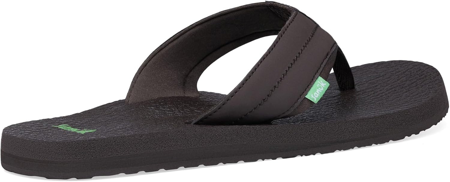 Sanuk Beer Cozy IV Mens Flip Flops - Memory Foam Beach Sandals