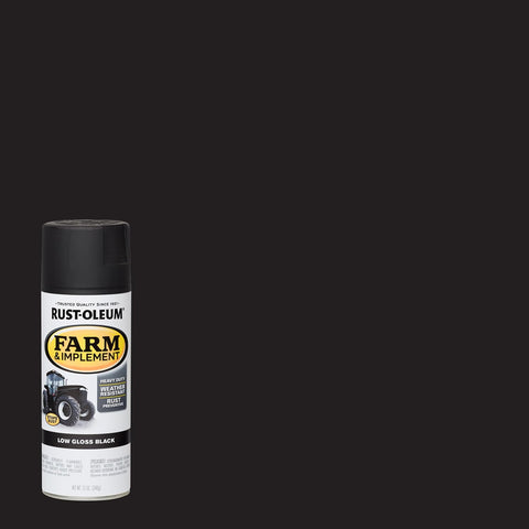 Rust-Oleum Farm & Implement Gloss Black Spray Paint