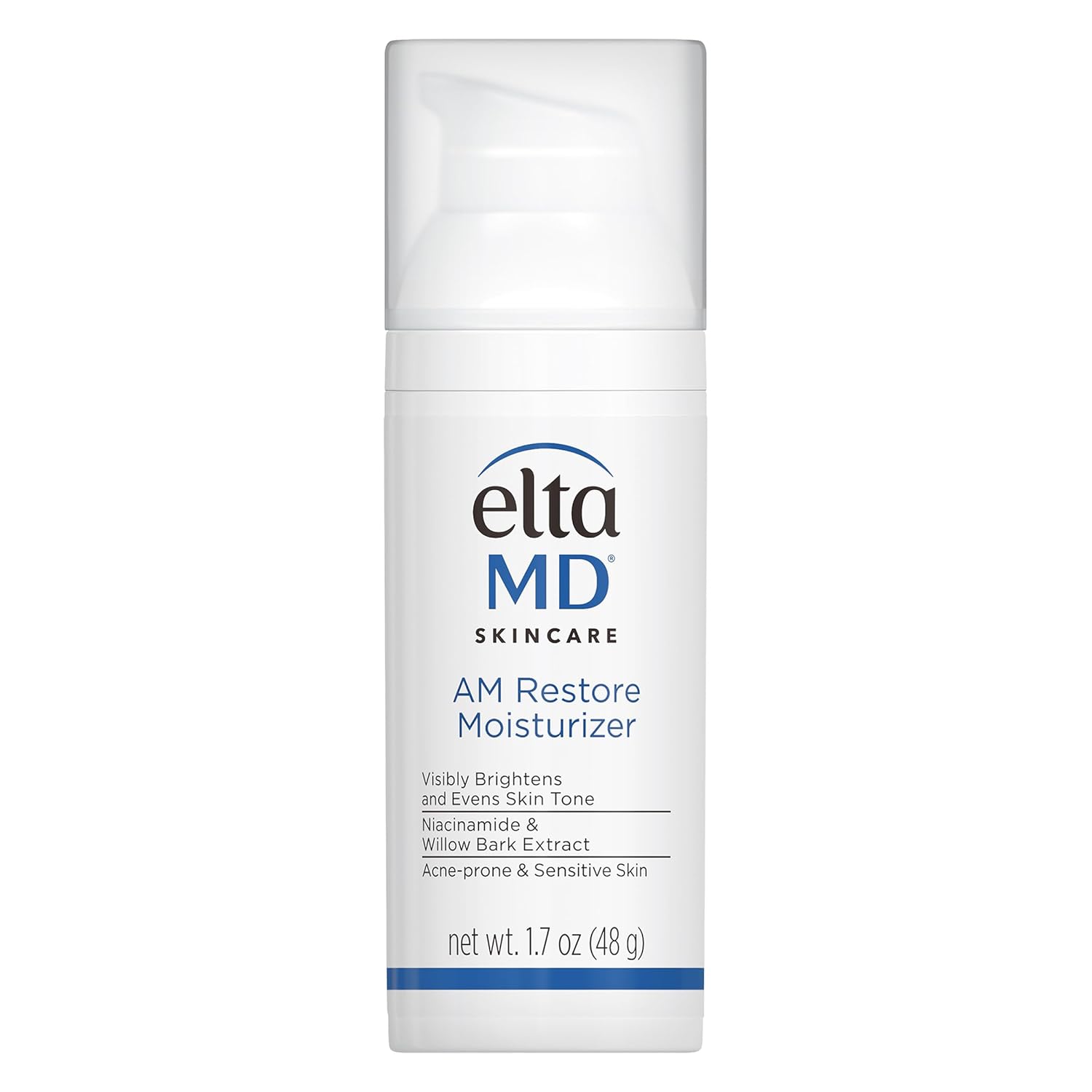 EltaMD AM Restore Daily Lightweight Facial Moisturizer | Smoothes, Hydrates, Brightens, and Tones, Made with Hyaluronic Acid and Niacinamide, For Acne-Prone and Sensitive Skin