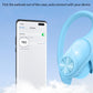 Bluetooth Headphones Wireless Earbuds 80hrs Playtime Wireless Charging Case Digital Display Sports Ear buds with Earhook Premium Deep Bass IPX7 Waterproof Over-Ear Earphones for TV Phone Laptop Blue