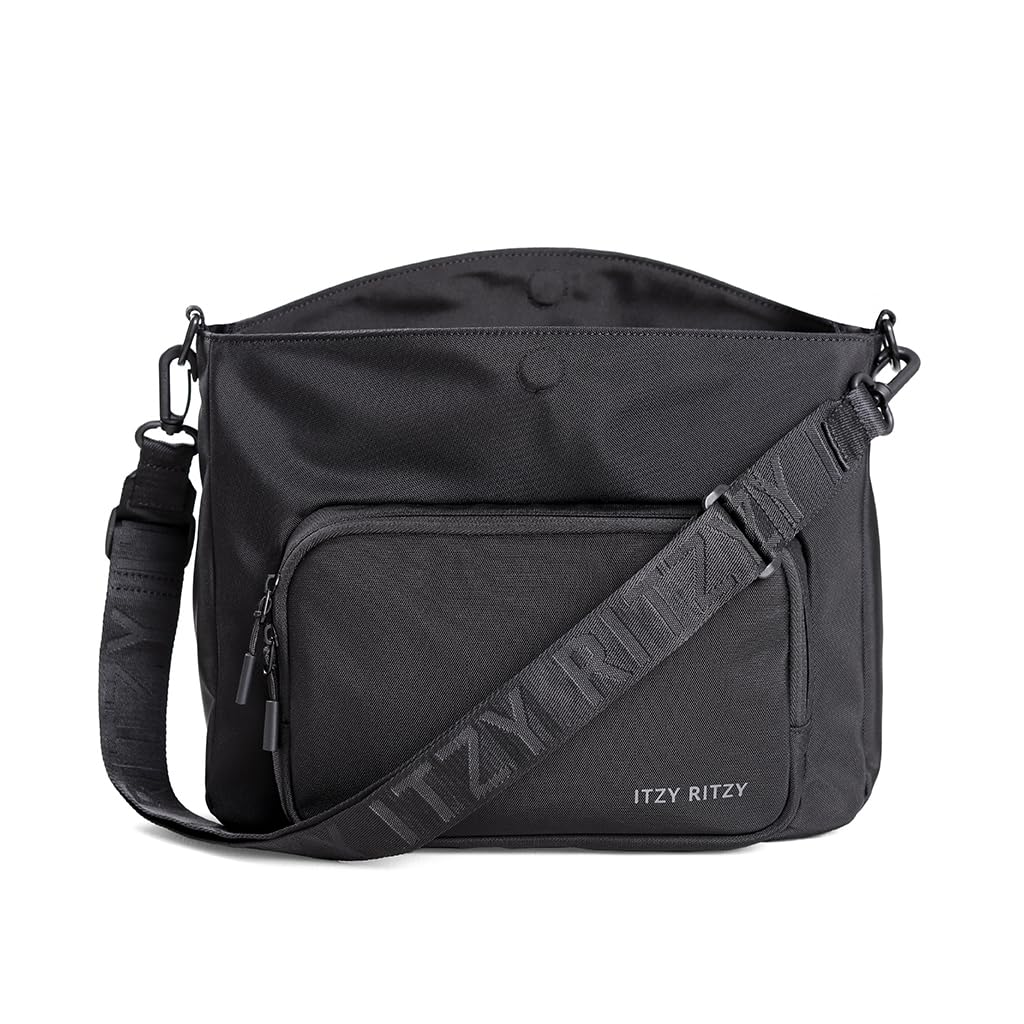 Itzy Ritzy Belong Cargo Caddy Stroller Organizer & Crossbody Bag (Black)