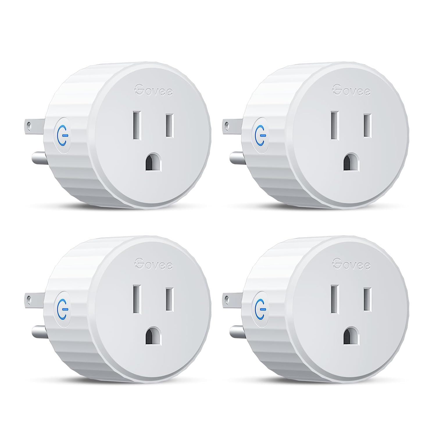 Govee Smart Plug, WiFi Outlet Compatible with Alexa & Google Assts, 4 pcs