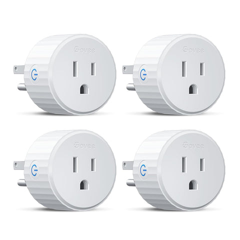 Govee Smart Plug, WiFi Outlet Compatible with Alexa & Google Assts, 4 pcs