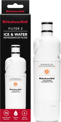 KitchenAid Refrigerator Ice & Water Filter 2 KAD2RXD1, Single-Pack