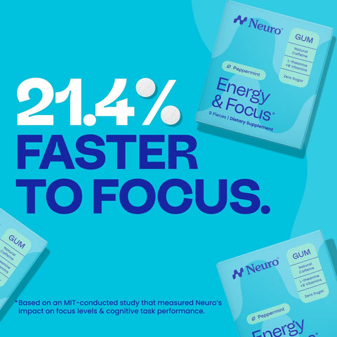 Neuro Energy & Focus Mints Variety Pack, 72 Count, 6 Pack