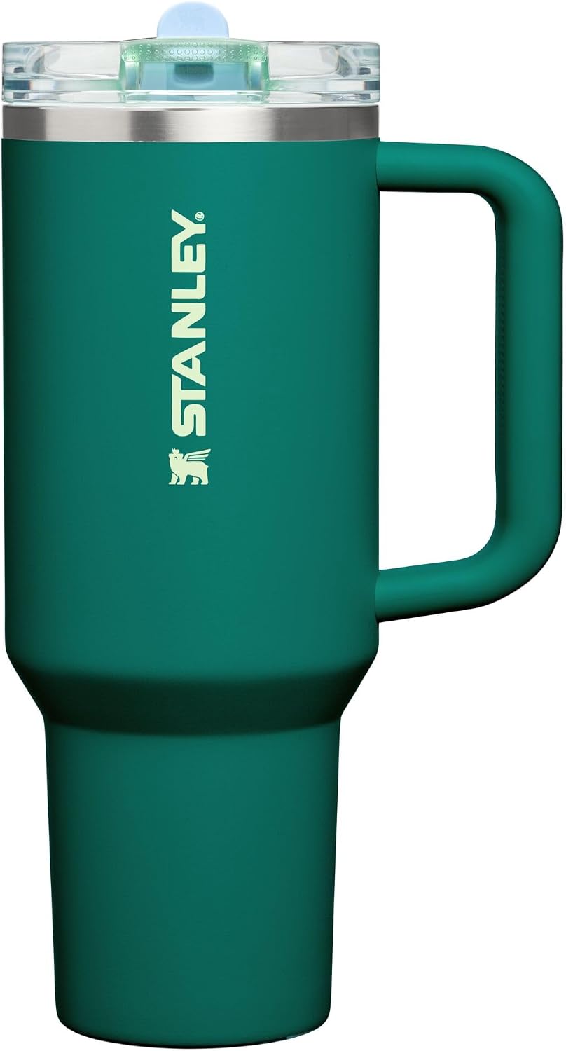 STANLEY Quencher ProTour Flipstraw Tumbler, 40 oz, Emerald Honeydew