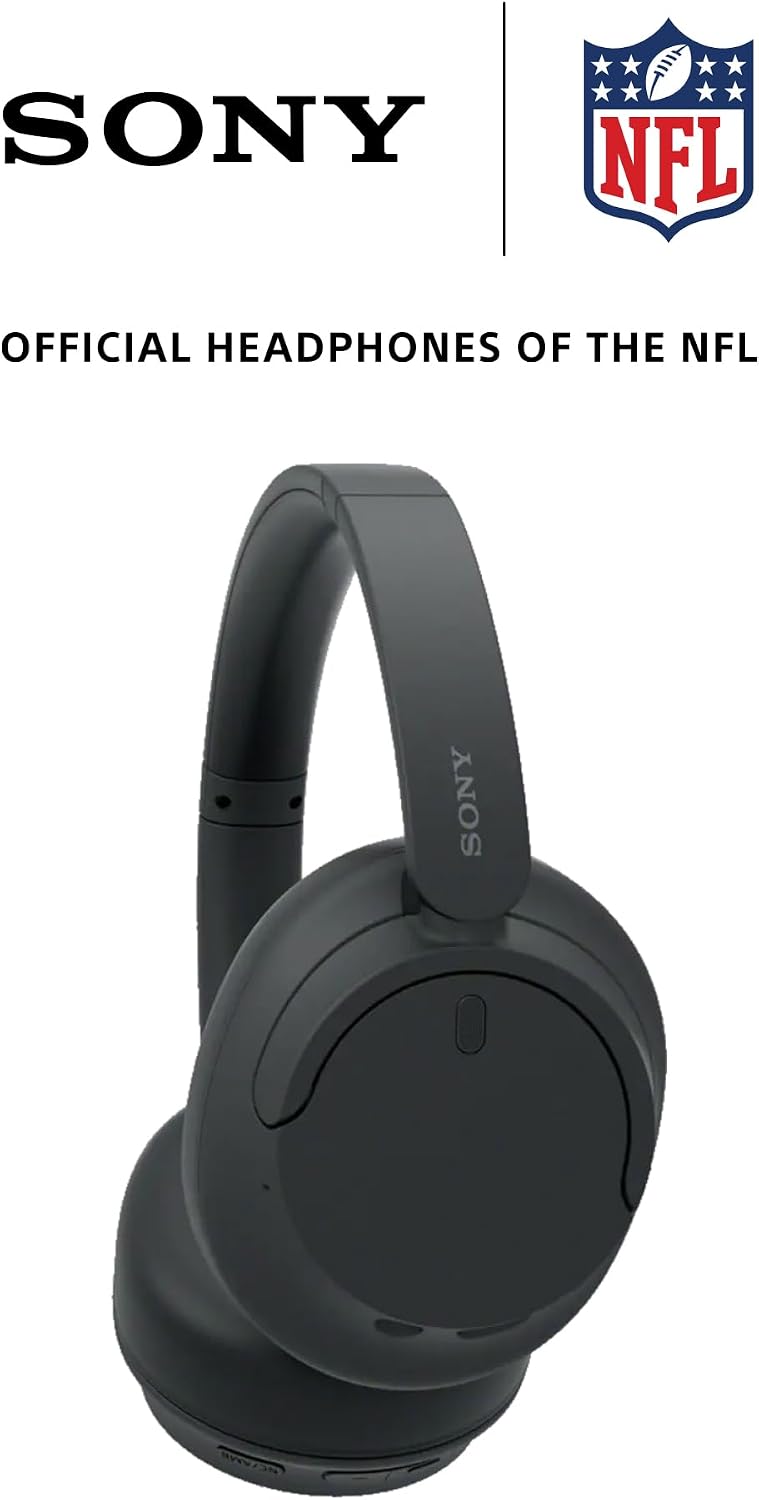 Sony WH-CH720N Wireless Noise Cancelling Over-Ear Headphones, Black