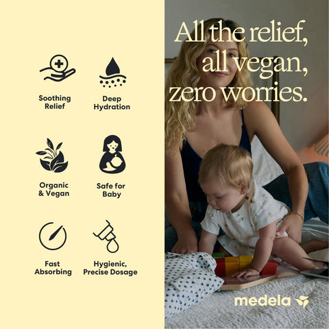 Medela Organic Nipple Cream, Soothing, For Breastfeeding & Pumping, 40g