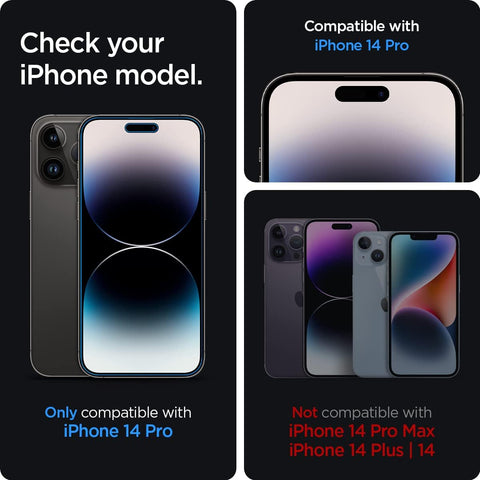 Spigen GlasTR EZ FIT Privacy Screen Protector for iPhone 14 Pro