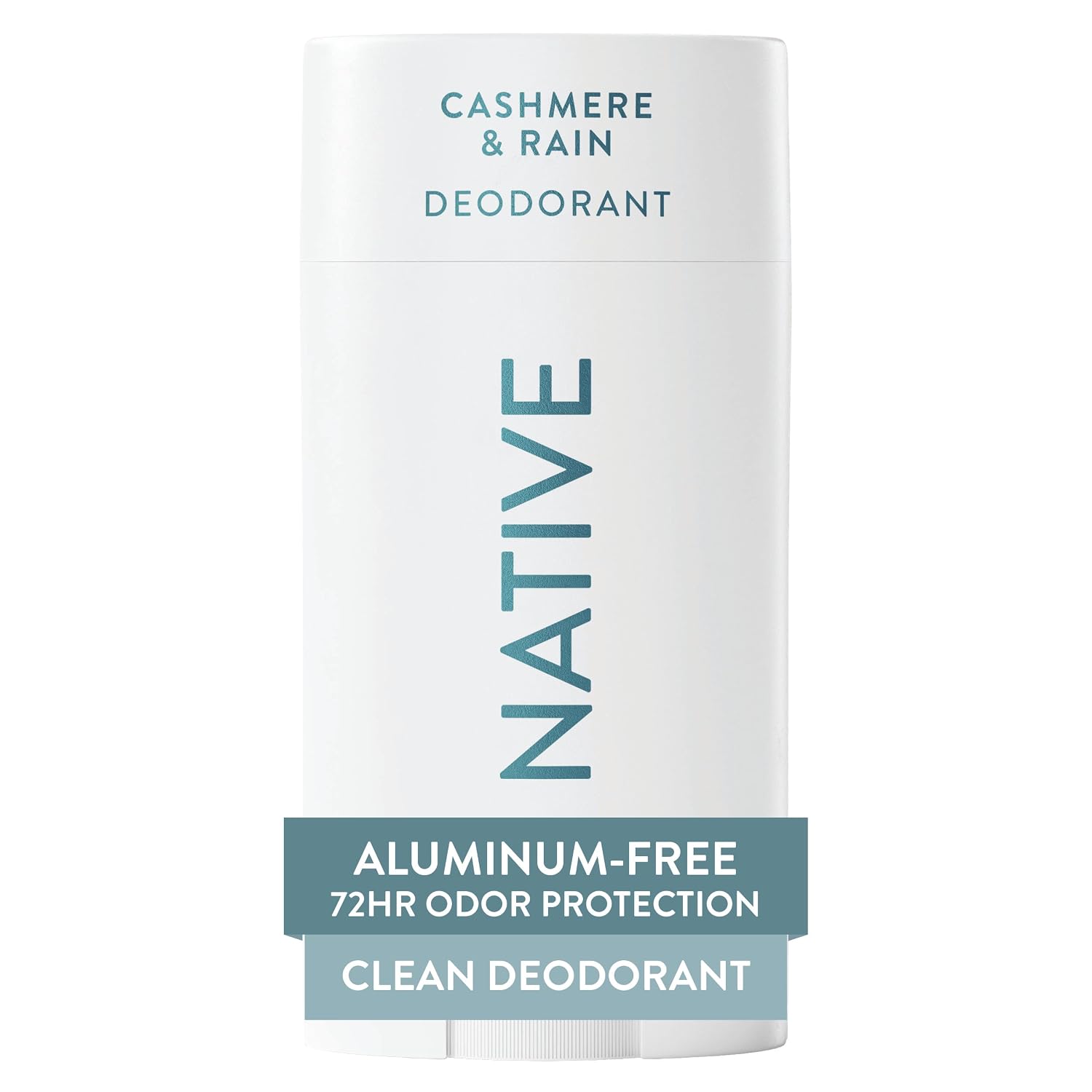 Native Deodorant Contains Naturally Derived Ingredients, 72 Hour Odor Control, Deodorant for Women and Men, Aluminum Free, Cashmere & Rain 2.65oz