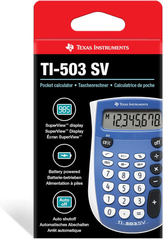 Texas Instruments TI-503 SV Standard Function Calculator